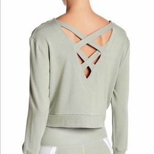 •ALO “ Ava Long Sleeve Tee” Sz M•